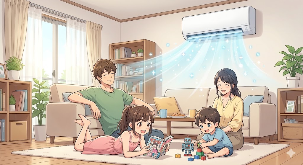 快適なエアコン