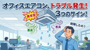 業務用エアコンの水漏れ・悪臭・異音