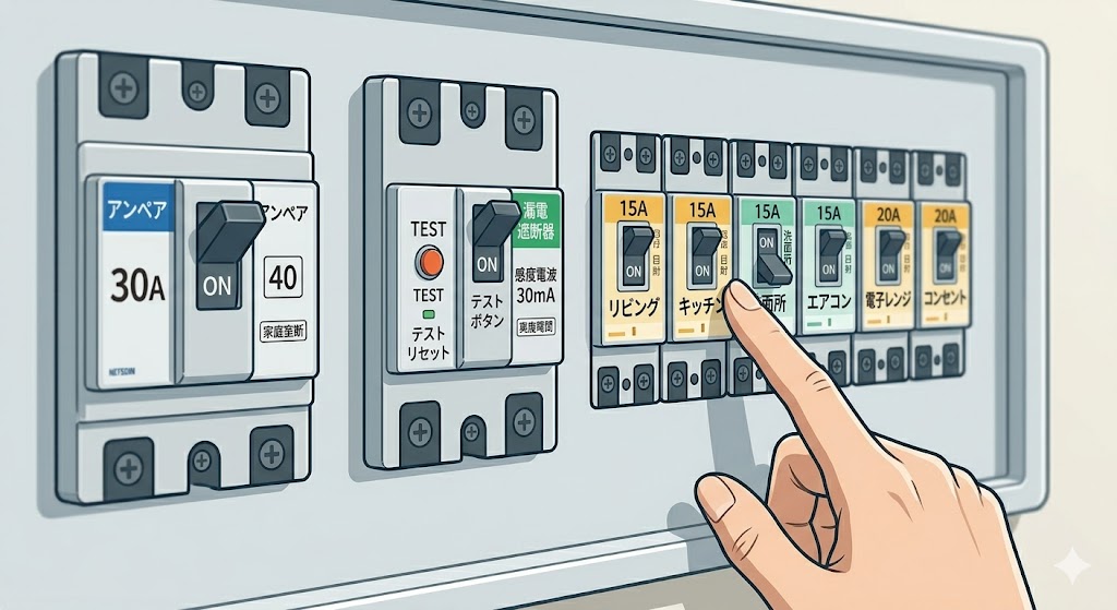 漏電箇所の特定