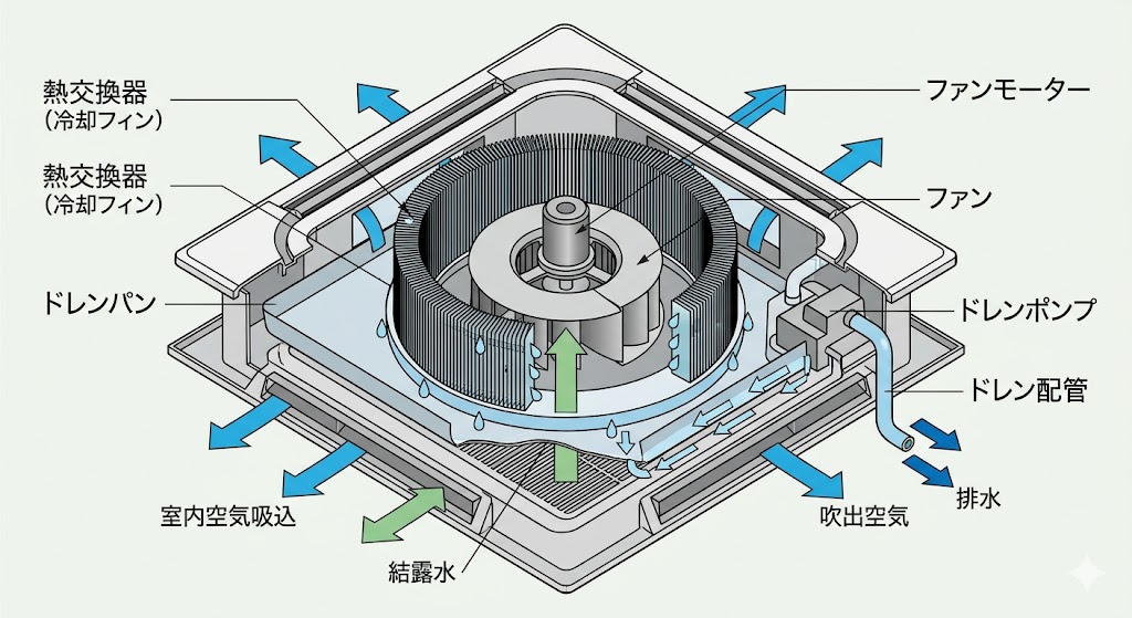 業務用エアコンの仕組み
