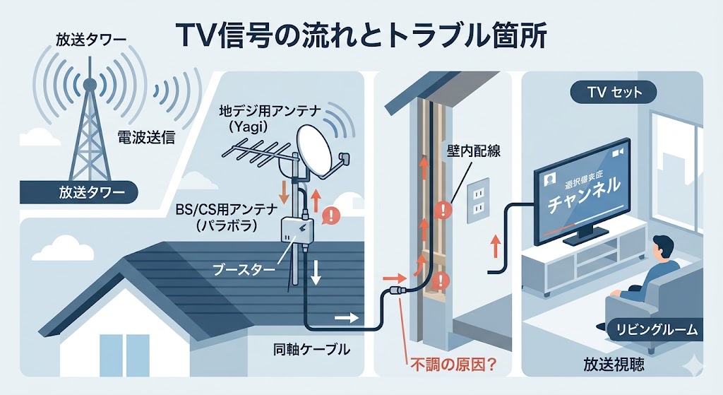 アンテナトラブルの基本と原因