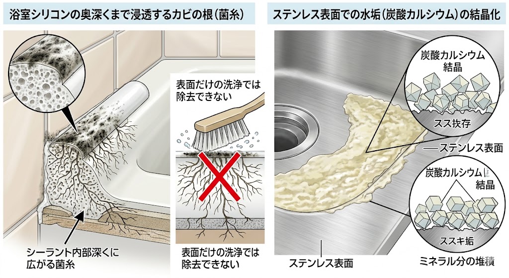 根深く入り込む「カビ」の恐怖