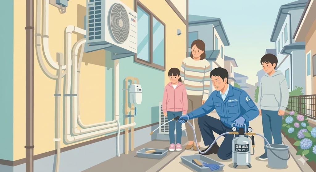 エアコンから水がポタポタ…ドレン水漏れ