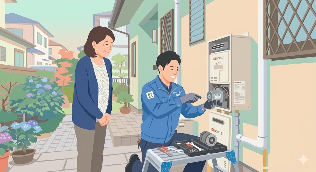 給湯器から異音！まるで掃除機のような音
