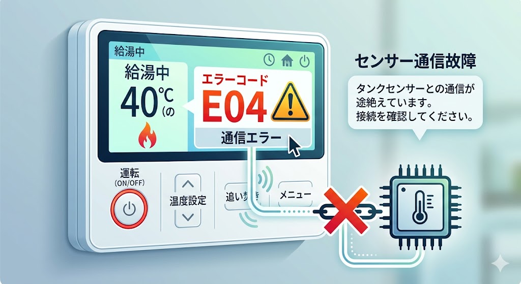 特定のエラーコードが頻発する