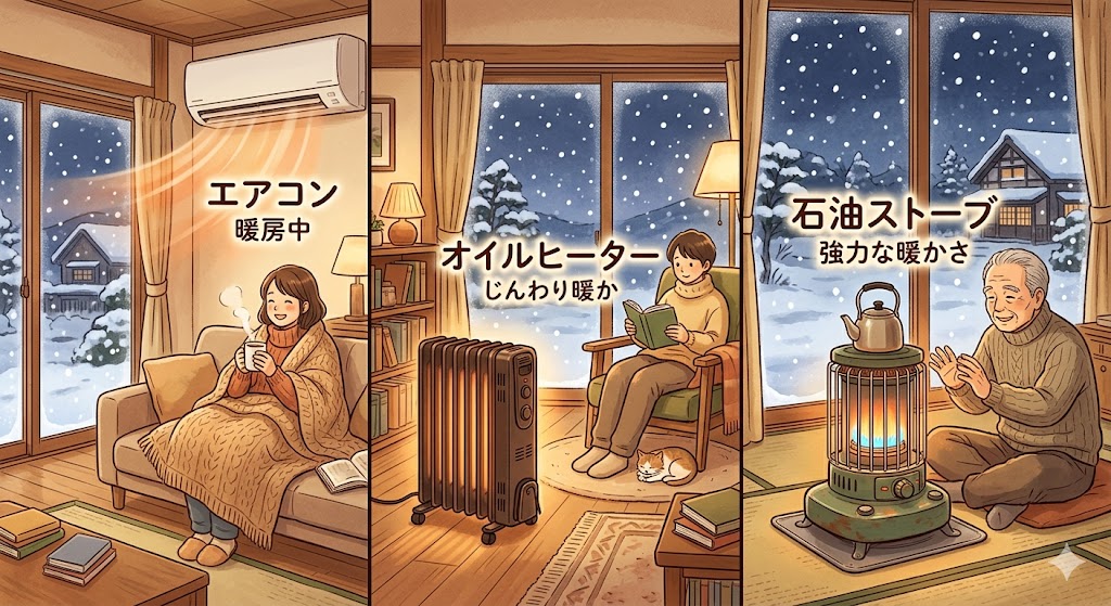 さまざまな暖房