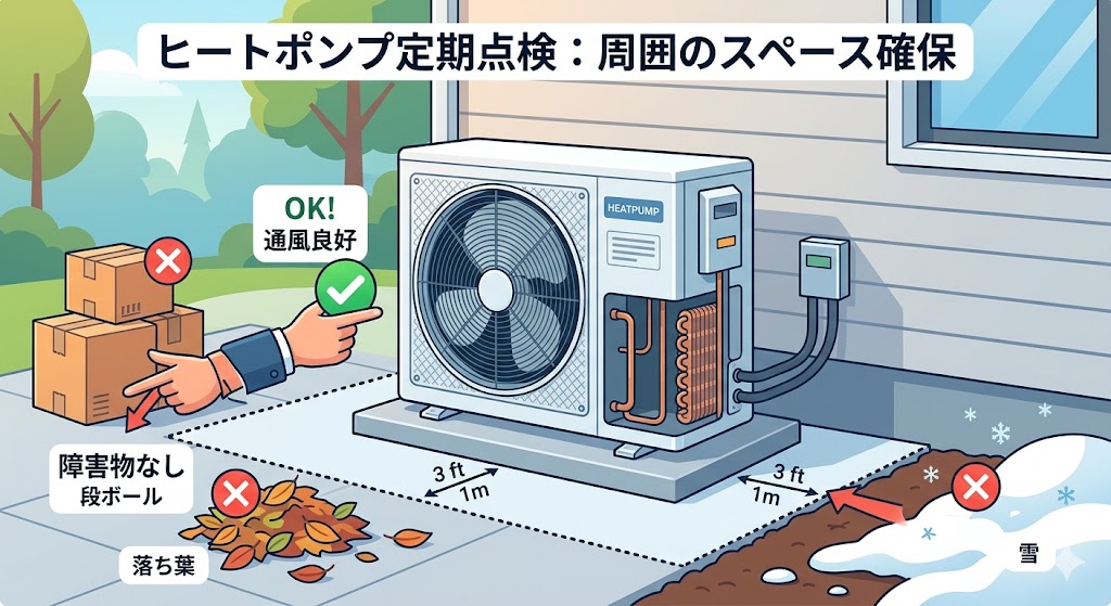 ヒートポンプユニットのチェック