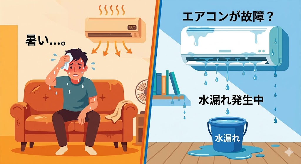 エアコンからの水漏れ