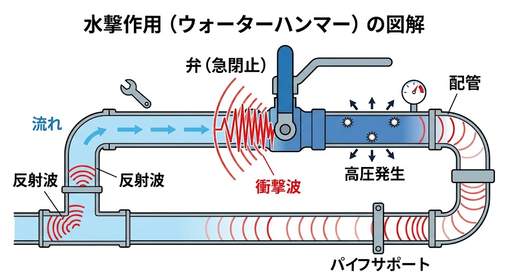 ウォーターハンマー現象の概要