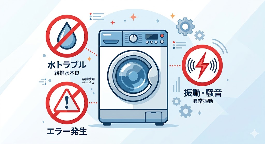 洗濯機のトラブルサイン