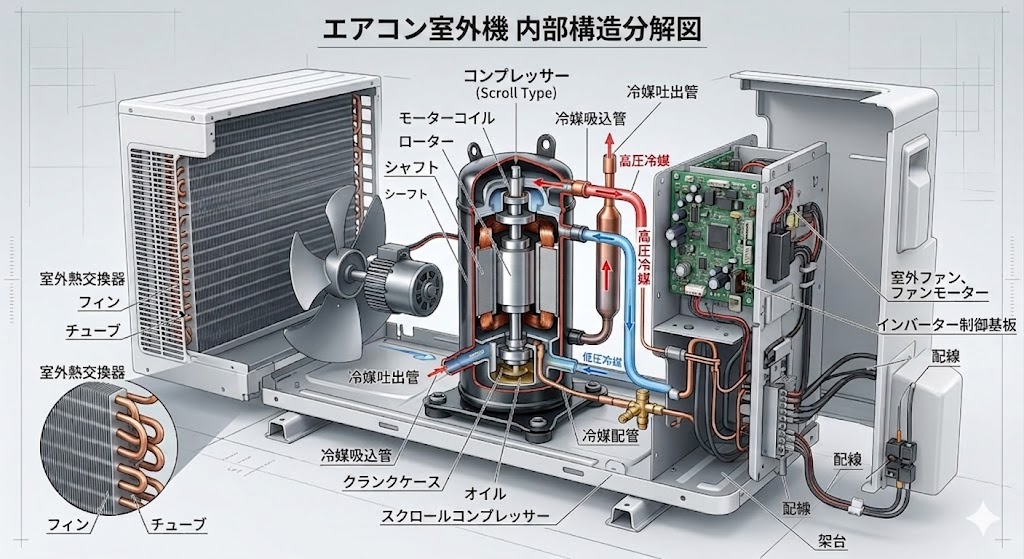エアコンの室外機