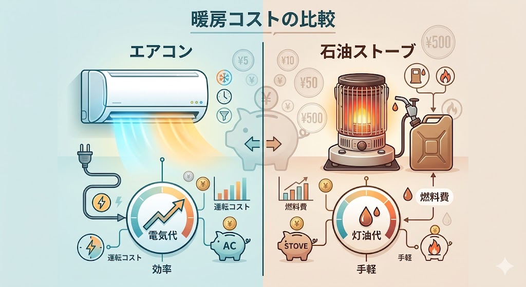 暖房コストの比較