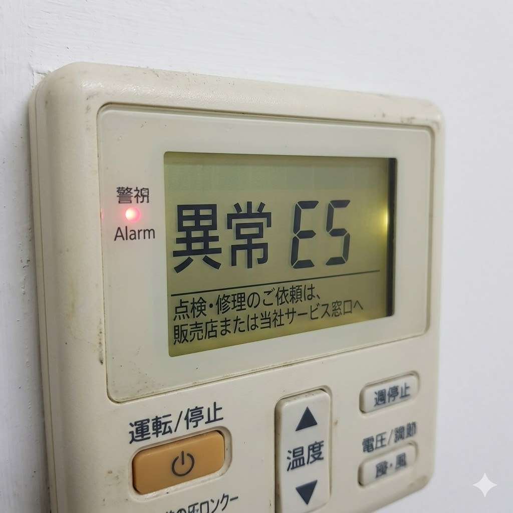 リモコンのエラー表示