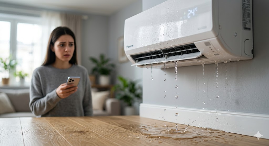 エアコンからの水漏れ！