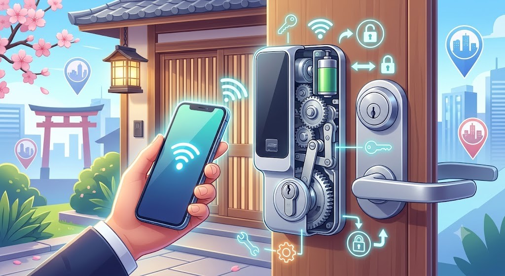 【四條畷市】玄関ドアをスマホで解錠！後付けスマートロックの確実な選び方と必須の設置条件