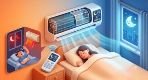 【大阪府】熱帯夜もぐっすり眠れる！睡眠の質を高めるエアコンの温度・タイマー設定術
