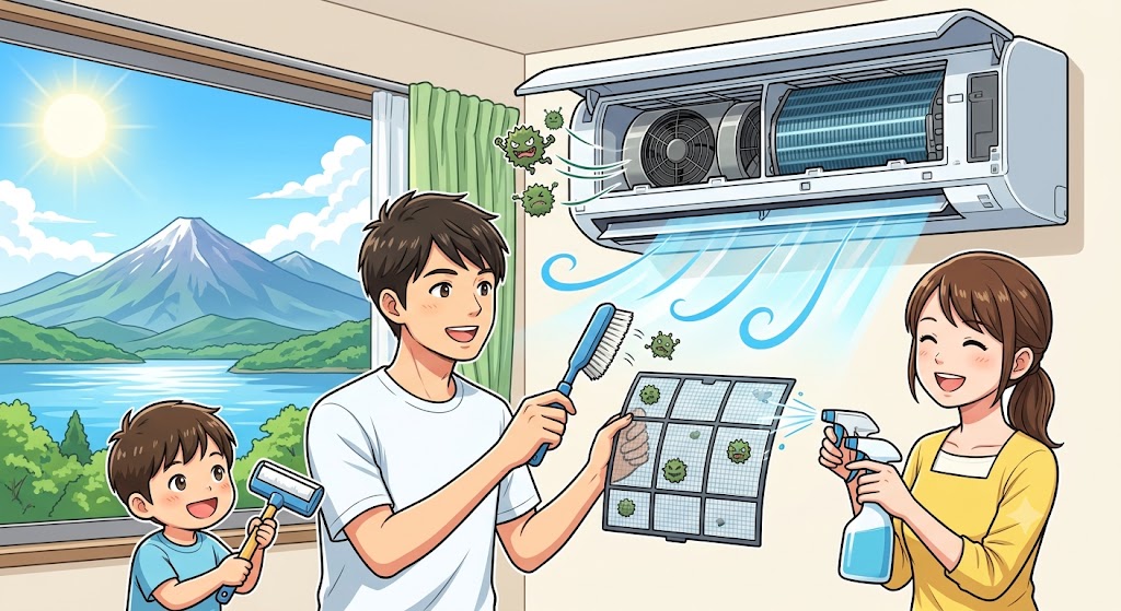 エアコンからの嫌なニオイ…原因はカビ？本格的な夏前の解決法