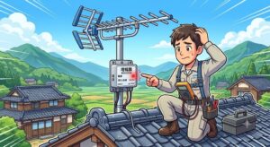 【山口県田布施町】テレビが映らない？アンテナブースターのランプ消灯・点滅の原因と正しい対処法