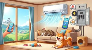 【兵庫県太子町】夏の猛暑から大切なペットを守る！エアコンの遠隔操作と停電リスクへの備え