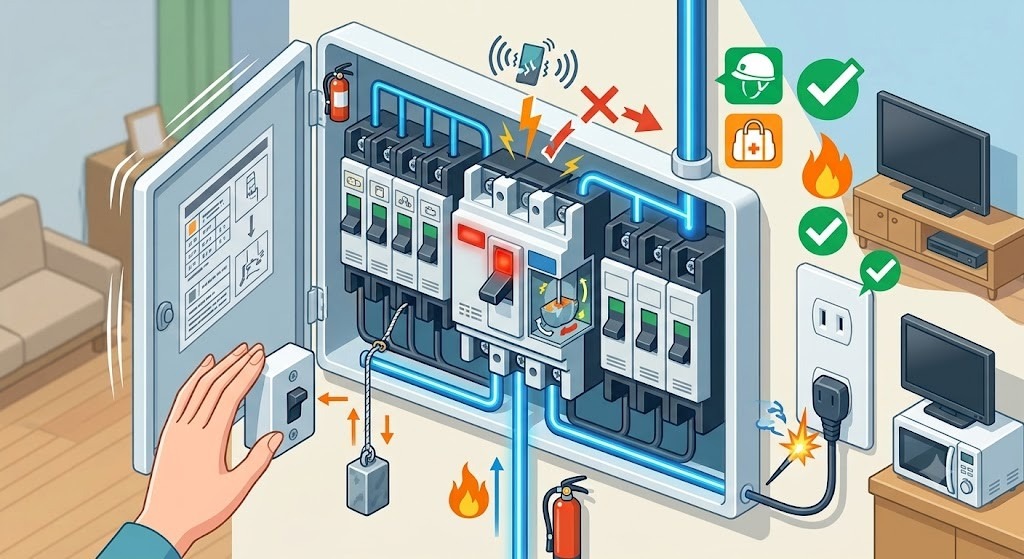 【千葉県成田市】地震発生時の二次災害「通電火災」から家を守る！感震ブレーカーの仕組みと効果的な導入ガイド