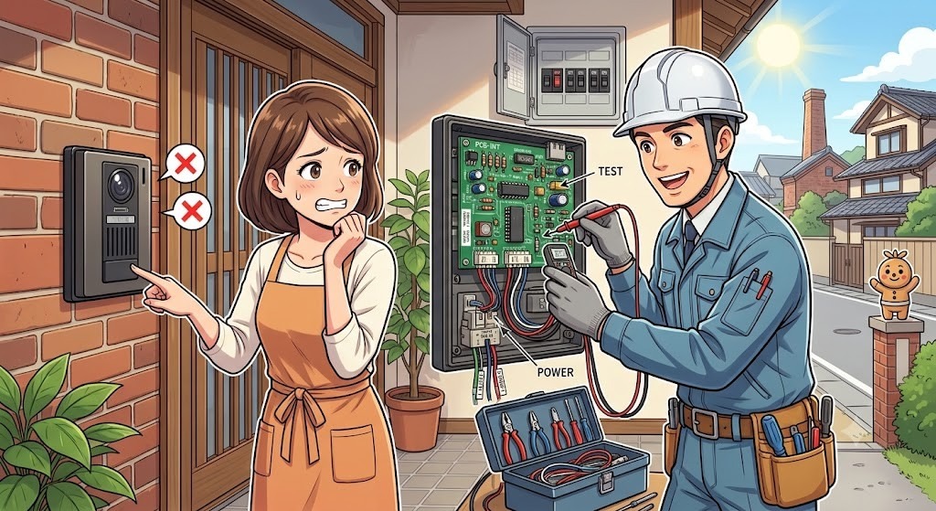 【埼玉県本庄市】インターホンが鳴らない・声が聞こえないトラブル！故障原因と修理・交換費用の目安を解説