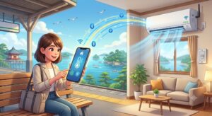【宮城県松島町】帰宅前にエアコンをスマホ操作！スマート化で叶える快適な室内環境