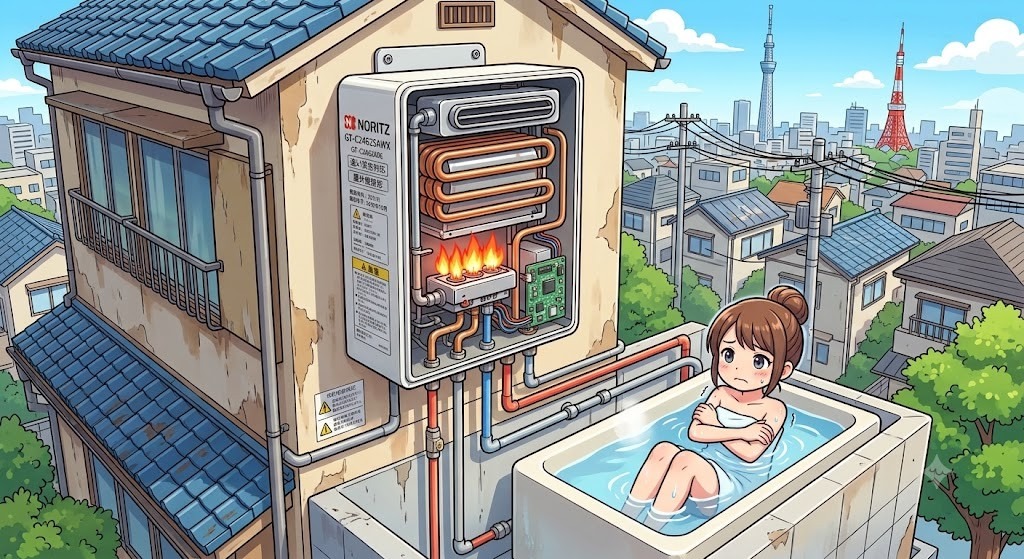 【東京都文京区】お風呂の追い焚きが遅いと感じたら？給湯器の劣化サインと原因を徹底解説