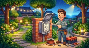 【千葉県長生村】庭のライトアップを安全に！屋外用防水コンセント増設で知っておくべき重要ポイント
