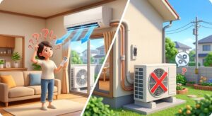 【栃木県小山市】エアコンの室外機が動かないのに風が出る？原因と安全なリセット手順