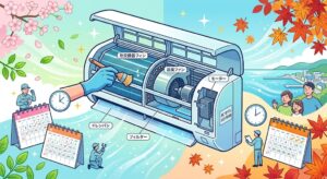 【岩手県久慈市】エアコン内部洗浄は春と秋がベストタイミング！オフシーズン依頼で得られるメリットと仕組み
