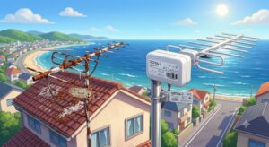 【東京都日野市】海から離れていても錆びる？高耐久な「塩害対策用アンテナ」を選ぶメリットと仕組み