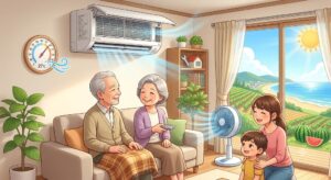 【石川県かほく市】高齢のご家族を守る！「エアコンは冷えるから苦手」を解消する最適な温度調整と熱中症対策