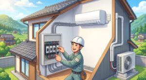 【岐阜県八百津町】エアコン専用コンセントがない部屋への新設工事！安全な専用回路増設の仕組みと費用相場